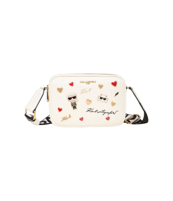 Crossbody pines blanca doble cierre
