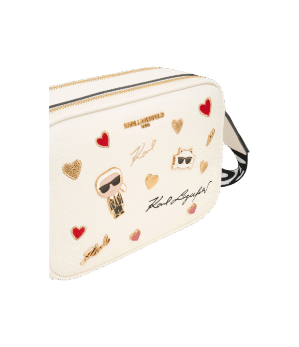 Crossbody pines blanca doble cierre