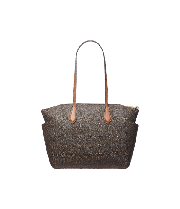 Bolso tote Marilyn mediano con marron