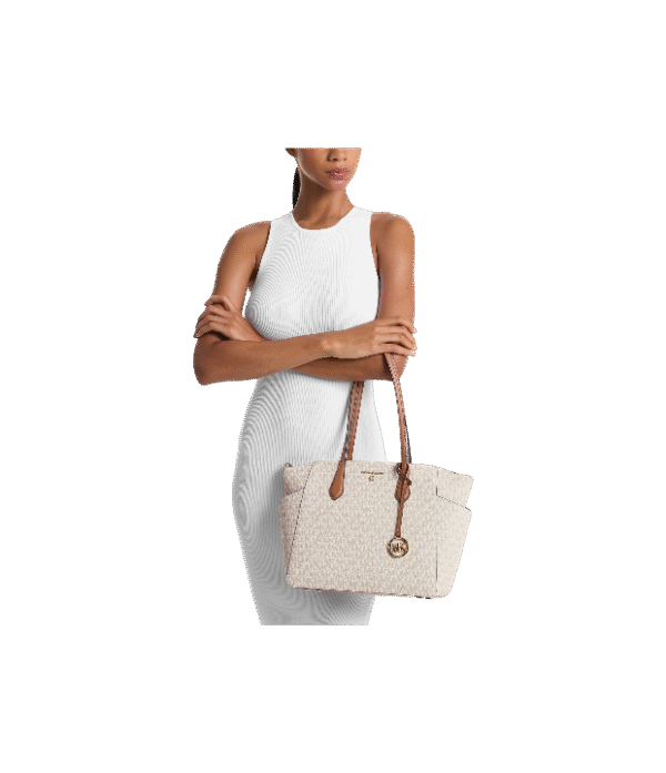 Bolso tote Marilyn mediano con vainilla