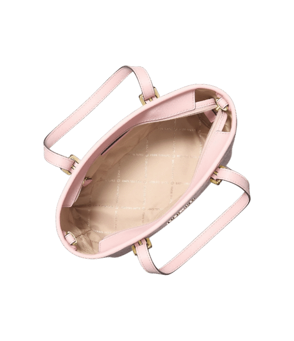 Crossbody tote chica jet set rosa