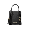 Mini crossbody negro de piel liso