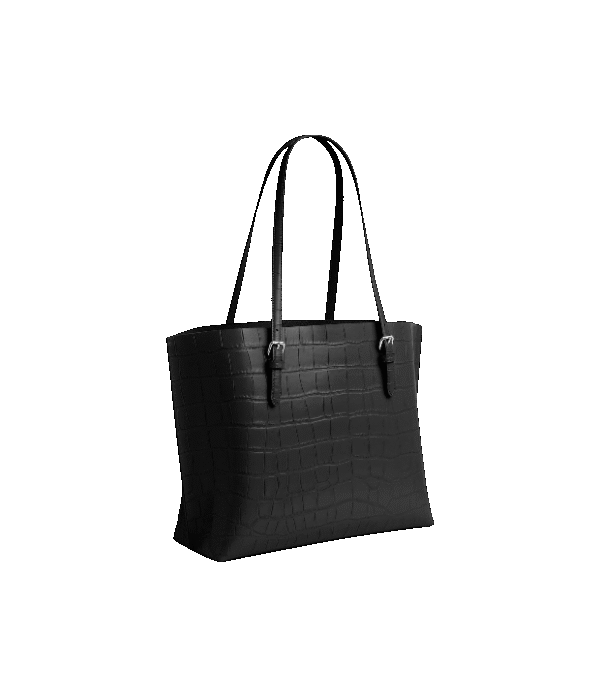 Coach mollie cocodrilo negro