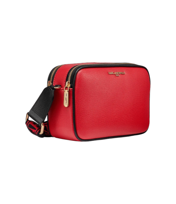 Crossbody maybell doble cierre rojo