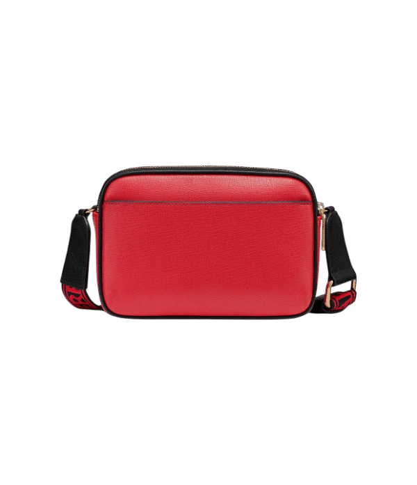 Crossbody maybell doble cierre rojo