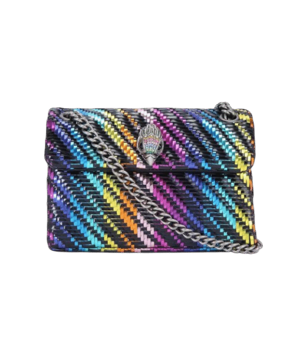 Crossbody Rainbow stripe woven