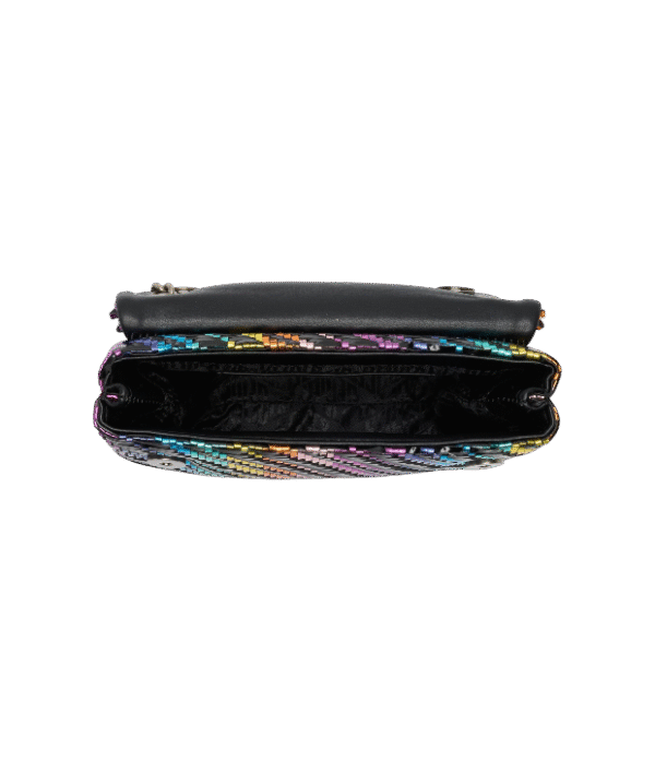 Crossbody Rainbow stripe woven