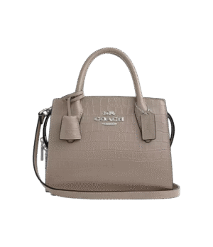 Crossbody coach andrea mini piel croco