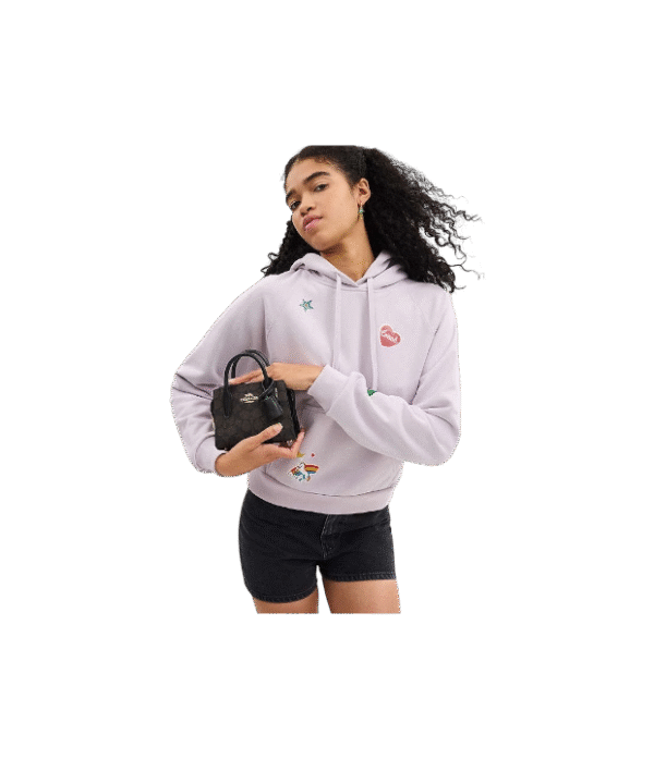 Crossbody coach andrea mini castaño negro