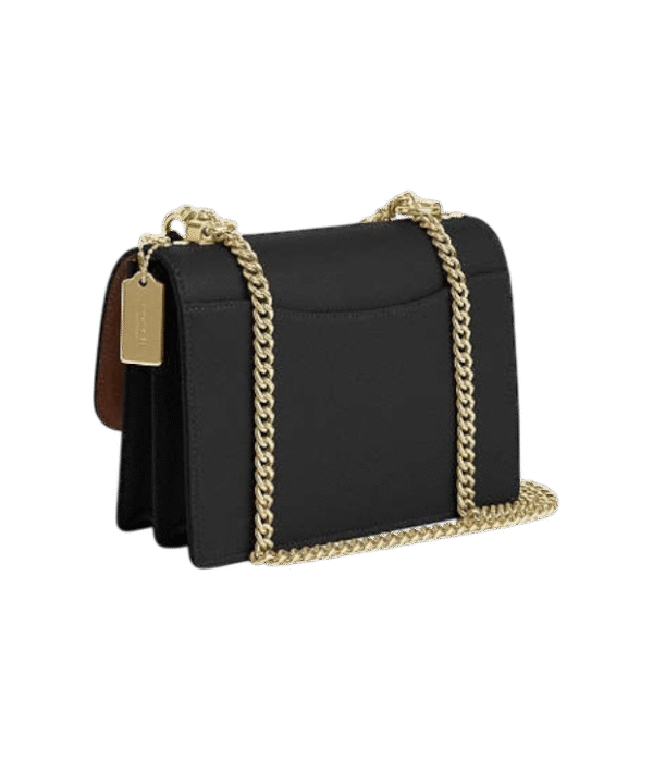 Crossbody con asa superior Klare castaño negro
