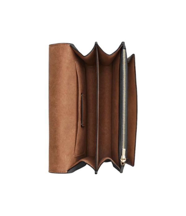 Crossbody con asa superior Klare castaño negro