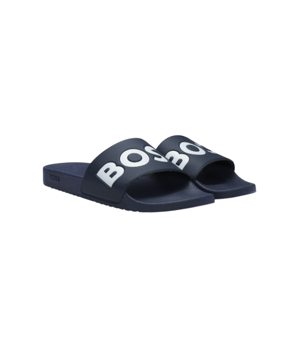 IMG_7414 Chanclas BOSS logo grande azul