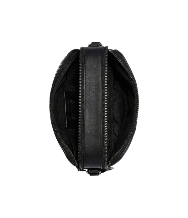 Crossbody graham café con monograma