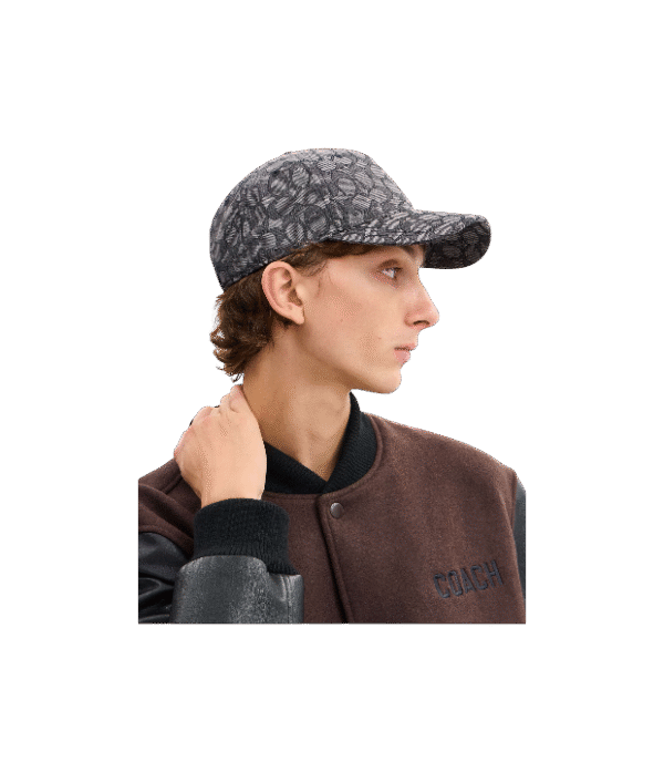 Gorra coach negro con logo