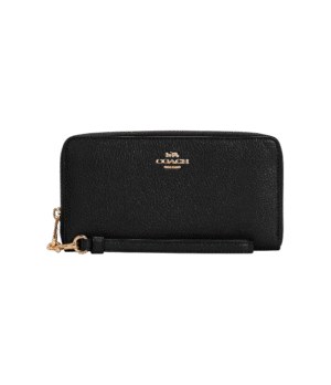 IMG_7532 Cartera grande de cierre largo negro piel