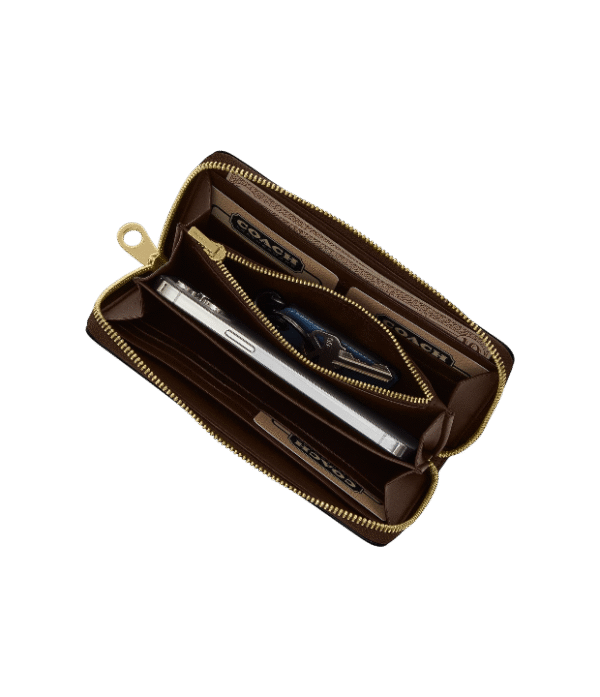 IMG_7534 Cartera grande de cierre largo negro piel