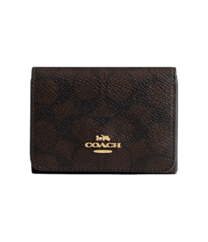 Cartera con tarjetero y monedero Café