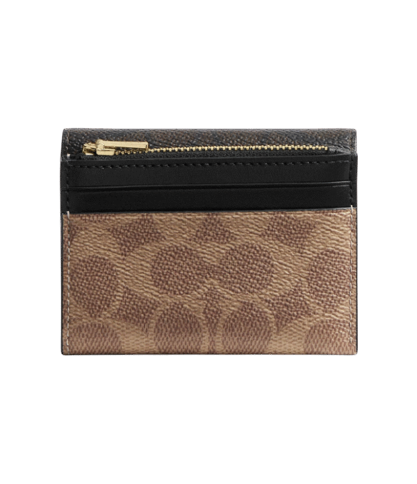 Cartera con tarjetero y monedero Café