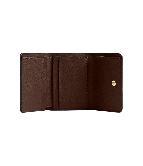 Cartera con tarjetero y monedero Café