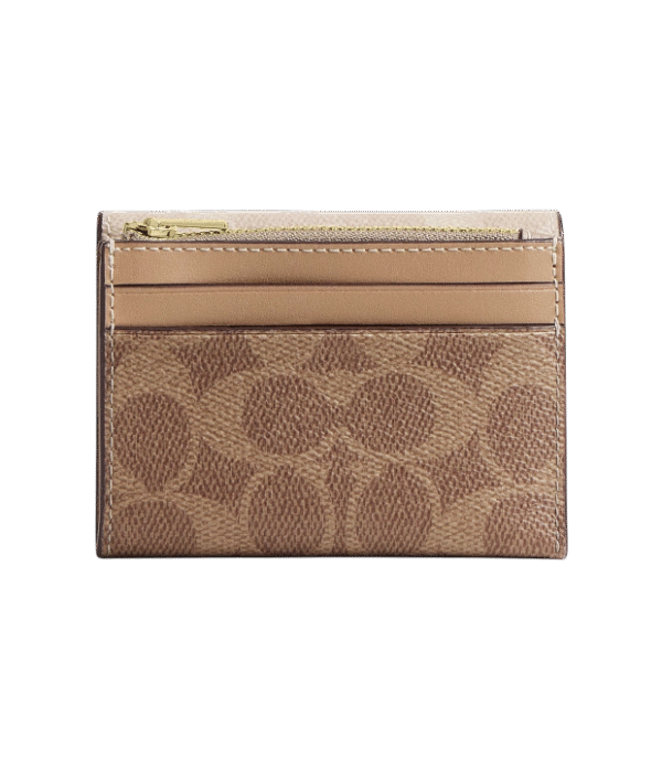 Cartera con tarjetero y monedero claro