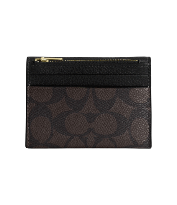 Cartera con tarjetero y monedero negro