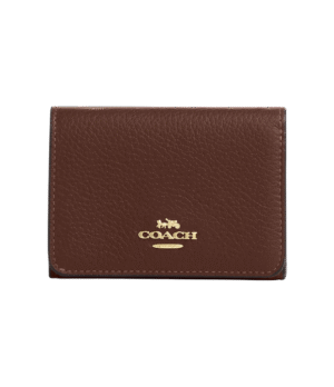 Cartera con tarjetero y monedero marron