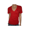 Blusa dama roja cuello V