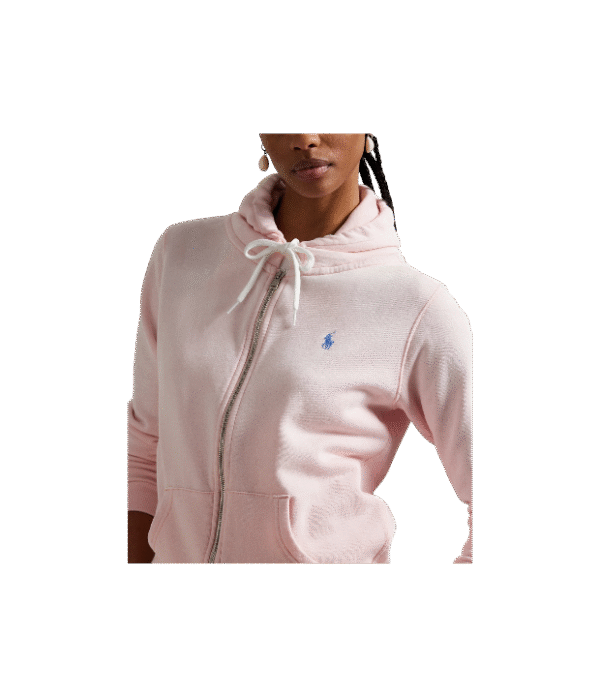 Suéter rosa con capucha RL