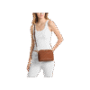 Crossbody jet set domo camel con logo