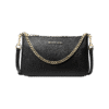 Crossbody Jet Set mediana de piel saffiano negro