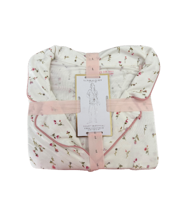 Conjunto de pijama corto blanca