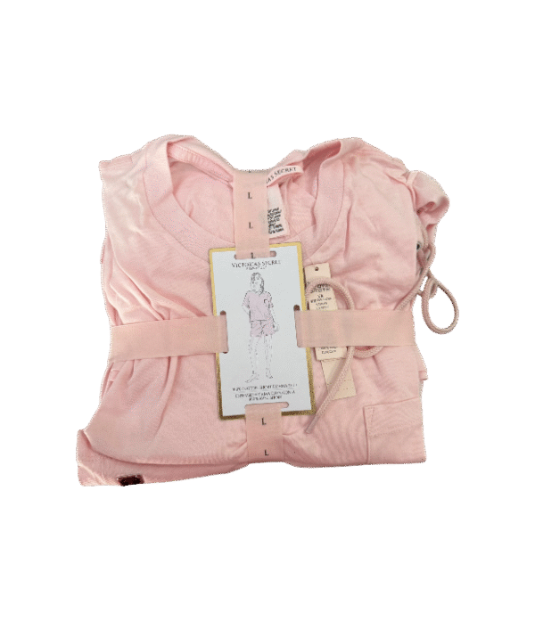 Conjunto de pijama corto rosa