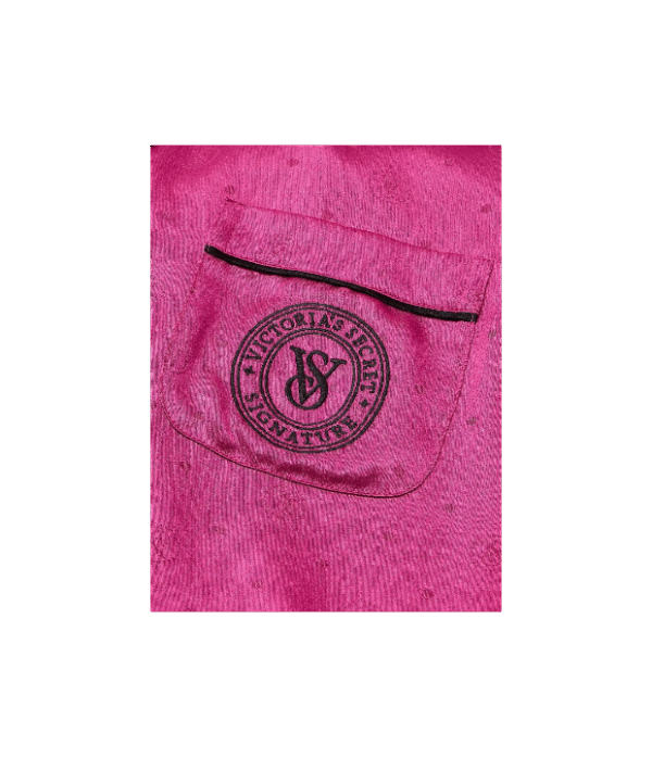 Conjunto de pijama corto rosa