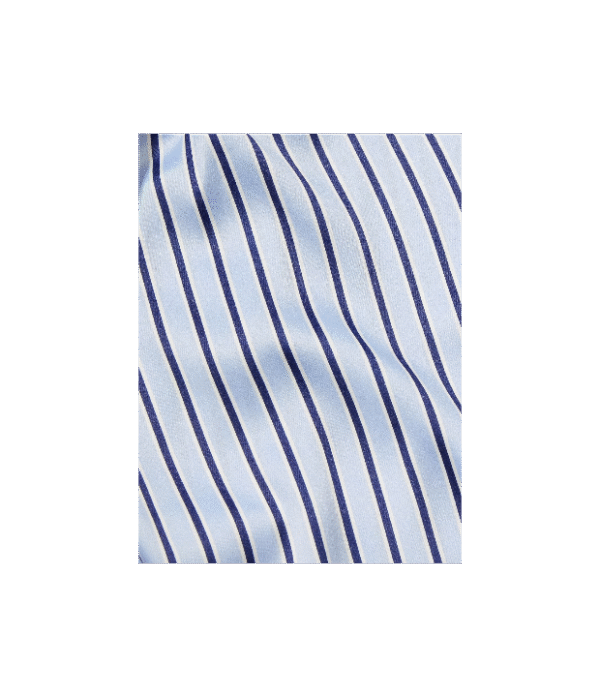 Conjunto de pijama largo rayas azules