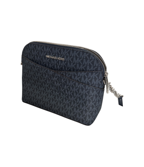 Crossbody jet set domo azul con logo