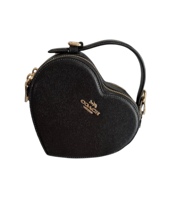 Crossbody de corazón negro