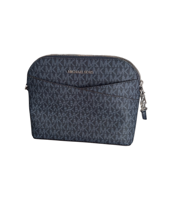 Crossbody jet set domo azul con logo