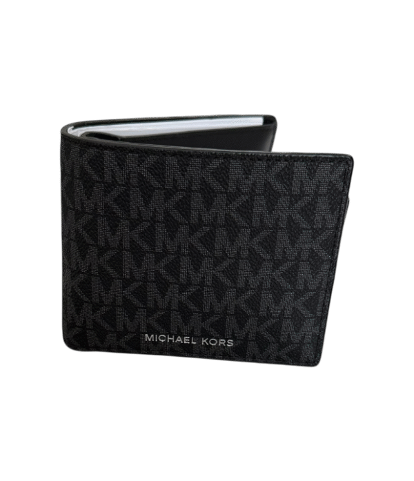 Cartera negro con monograma