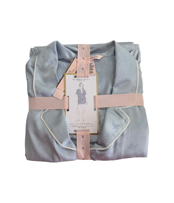 Conjunto de pijama corto azul