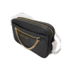 Crossbody jet set negro con cadena