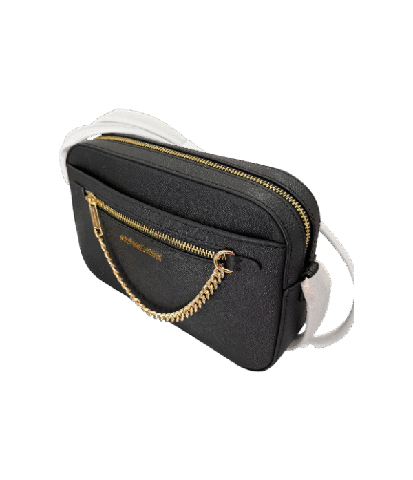 Crossbody jet set negro con cadena