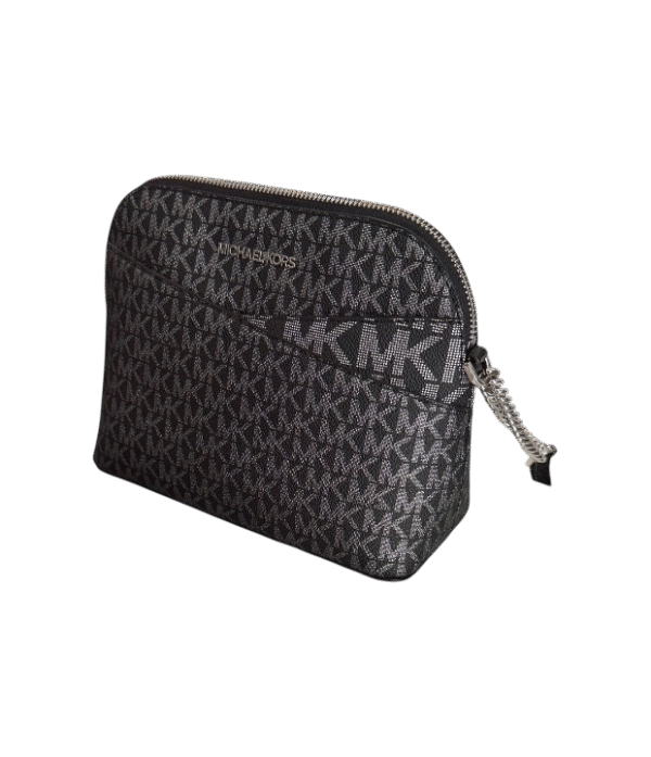 Crossbody jet set domo negro con logo