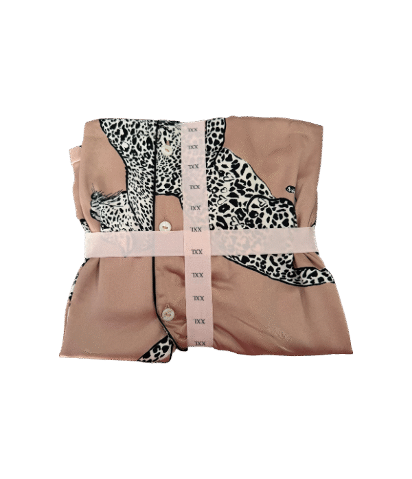 Conjunto de pijama corto leopardo