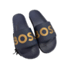 Chanclas BOSS logo grande dorado