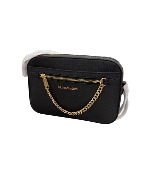 Crossbody jet set negro con cadena