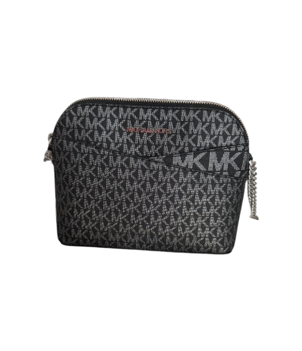 Crossbody jet set domo negro con logo