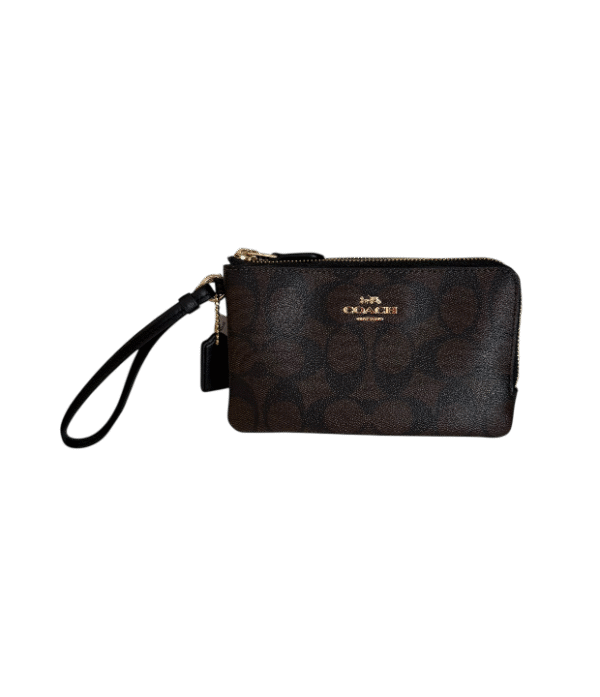 Muñequera coach doble cierre chica con monograma