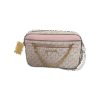 Crossbody jet set vainilla rosa con cadena