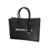 Tote Mirella mediana negro piel