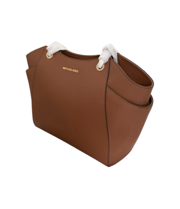 Tote jet set travel camel